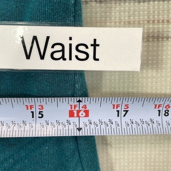 Prairie Underground Wrap Dress Asymmetrical Mini Pockets Teal Ties Size XS - Picture 12 of 14